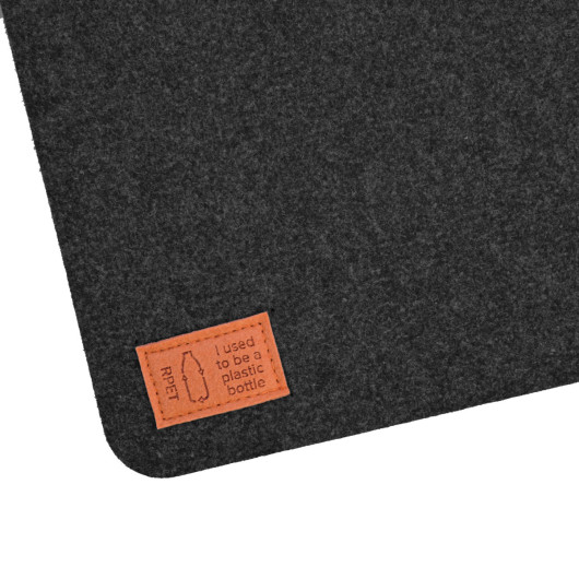 rPET Desk Mats Grey Tag